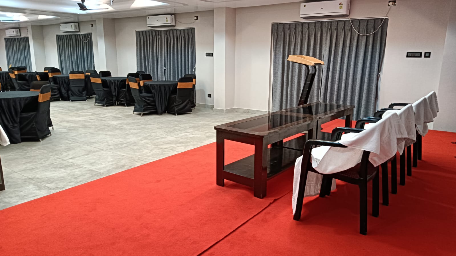 Conference Hall setup view